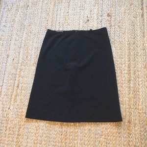 Prada black lined dress skirt size 40, S/4
